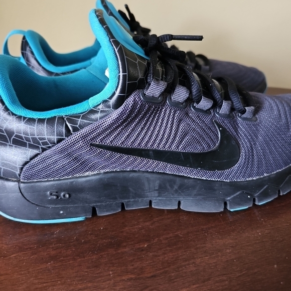 Nike Free Trainer 5.0 N7‎ Anthracite Dark Turquoise 717811-041 Mens Sz 10… - Picture 5 of 12